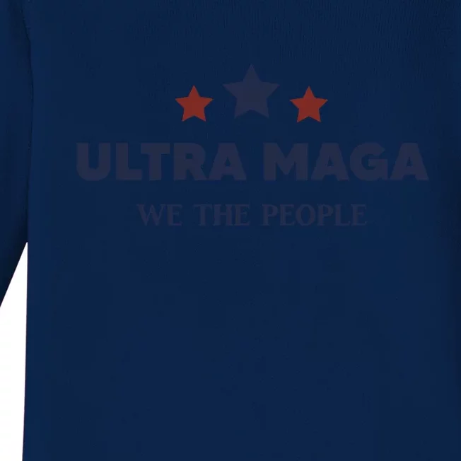 Ultra Maga We The People Baby Long Sleeve Bodysuit