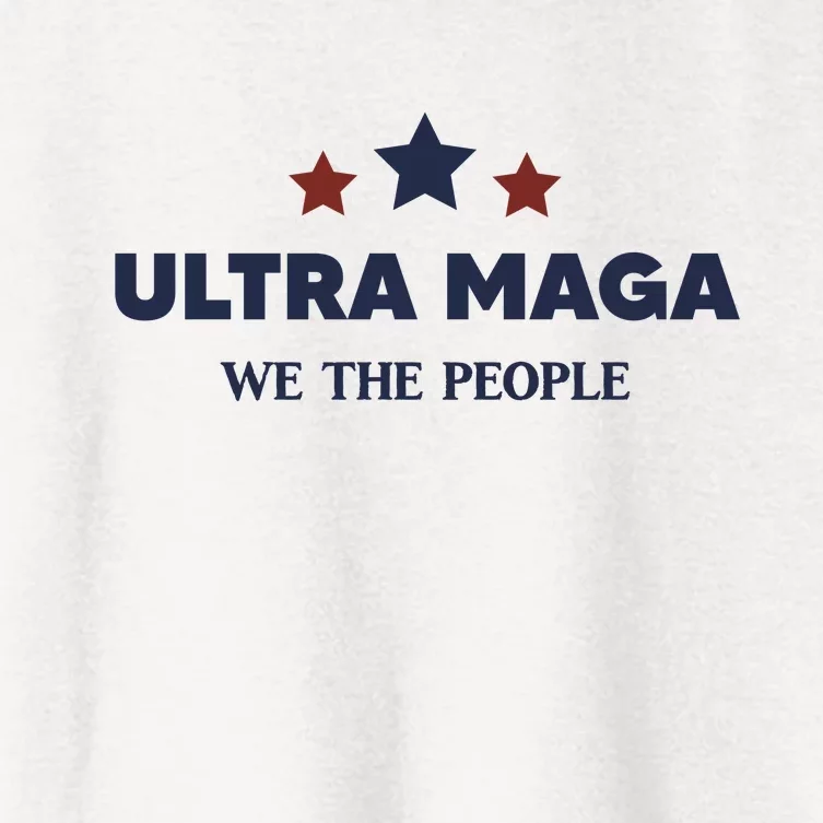 Ultra Maga We The People Women's Crop Top Tee