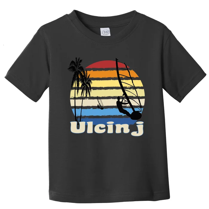 Ulcinj Montenegro Windsurfing Windsurf Beach Toddler T-Shirt