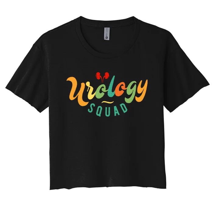 Urology Nurse Apparel Urology Squad Women's Crop Top Tee