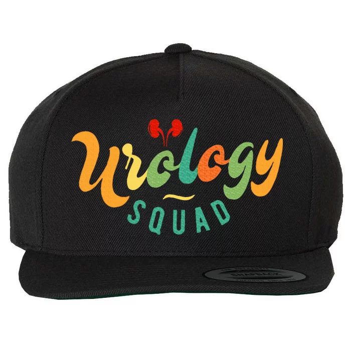 Urology Nurse Apparel Urology Squad Wool Snapback Cap