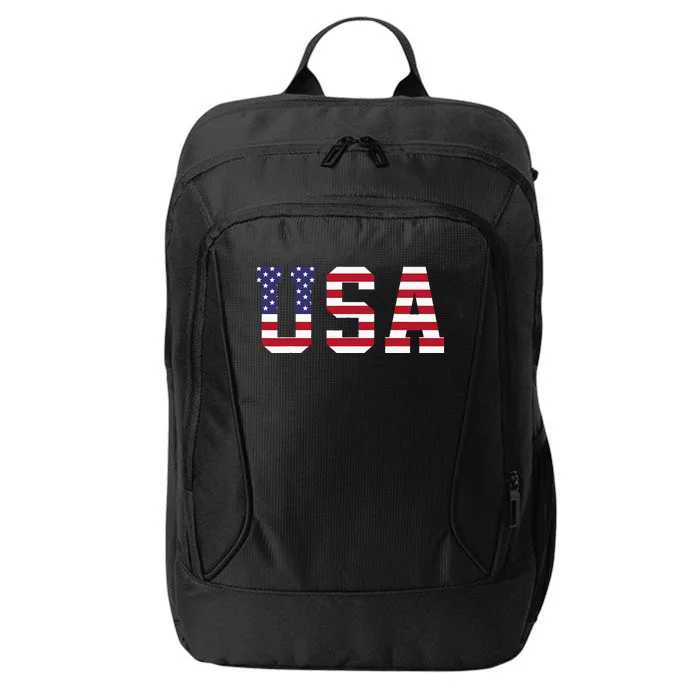 Usa National American Flag 4th Of July City Backpack