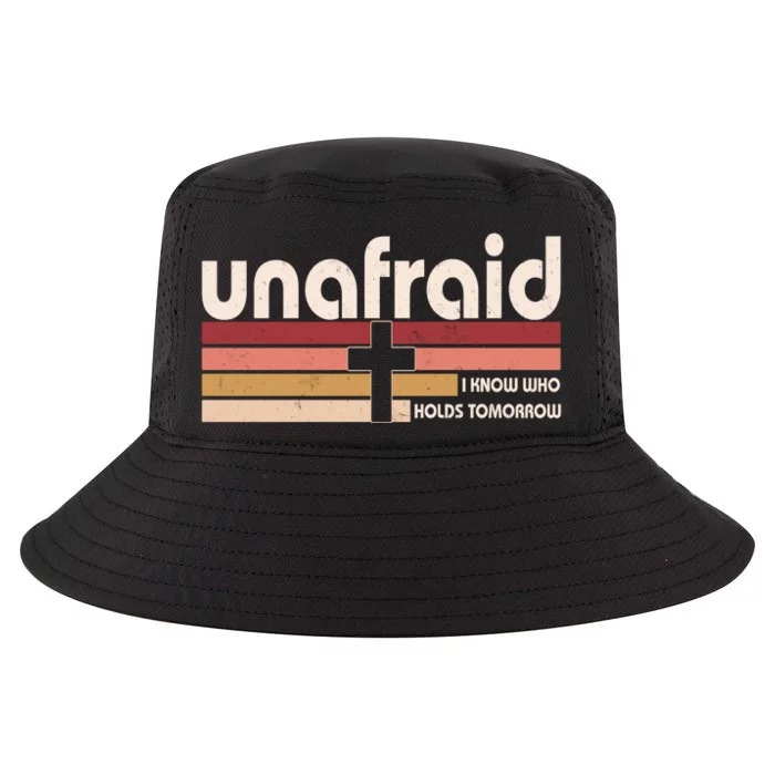 Unafraid I Know Who Holds Tomorrow Christian Faith Cool Comfort Performance Bucket Hat