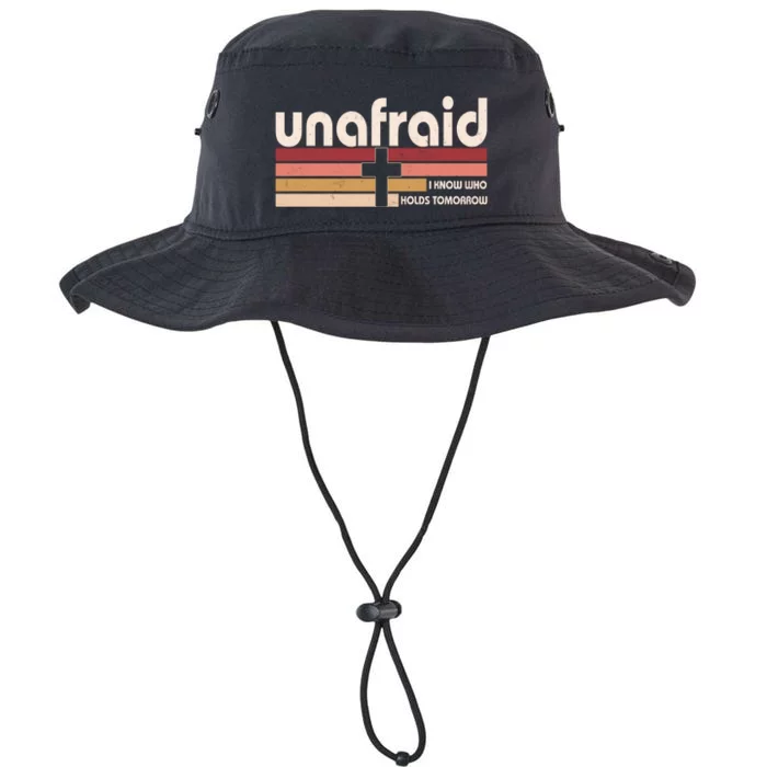 Unafraid I Know Who Holds Tomorrow Christian Faith Legacy Cool Fit Booney Bucket Hat