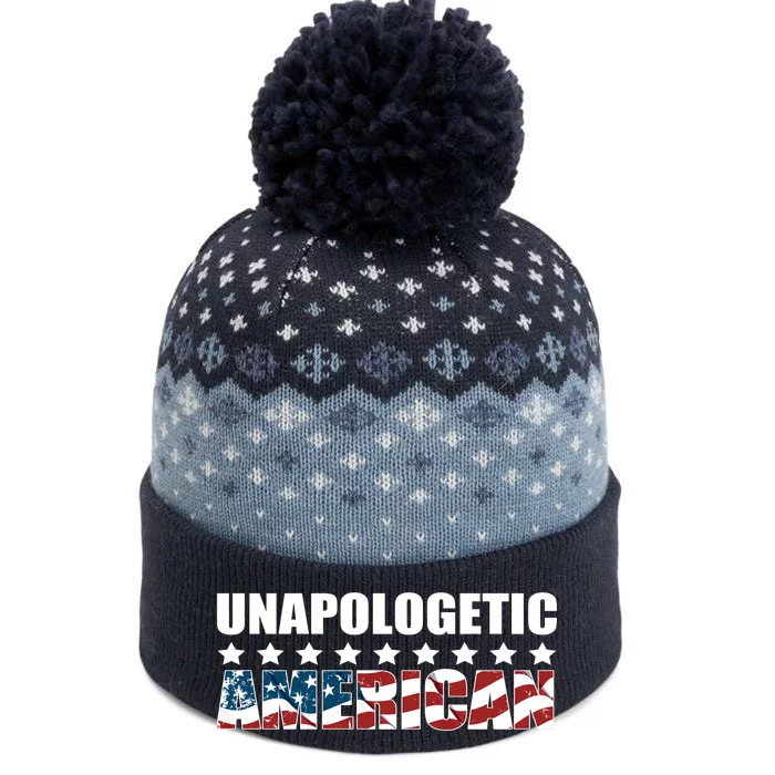 Unapologetic American The Baniff Cuffed Pom Beanie