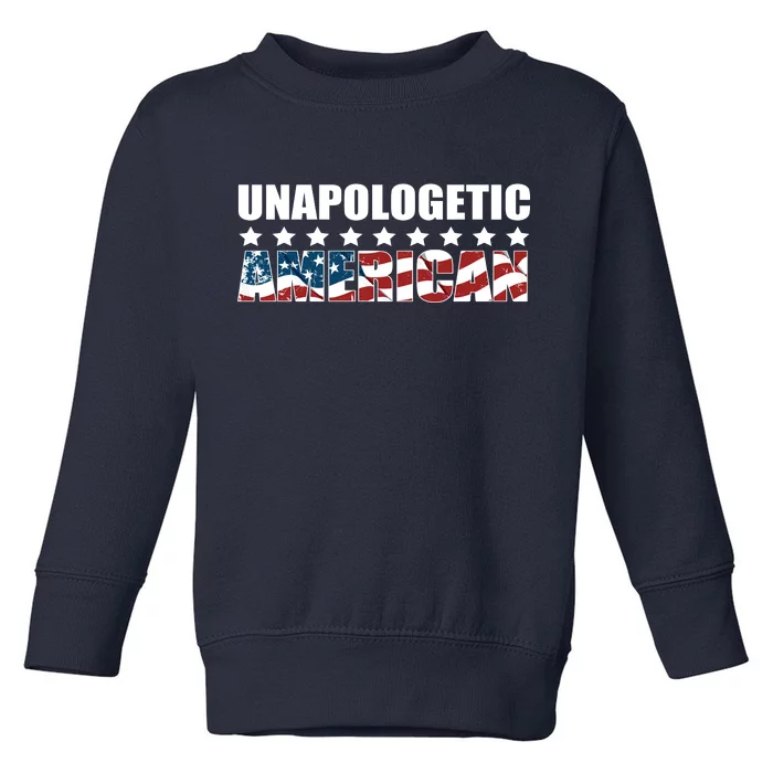 Unapologetic American Toddler Sweatshirt