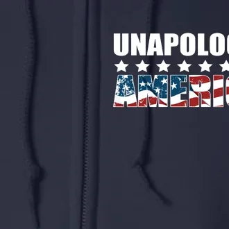 Unapologetic American Full Zip Hoodie