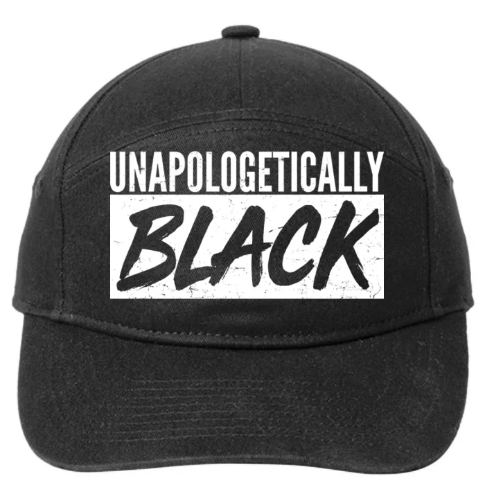 Unapologetically Black 7-Panel Snapback Hat