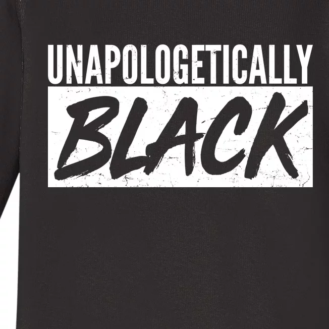 Unapologetically Black Baby Long Sleeve Bodysuit