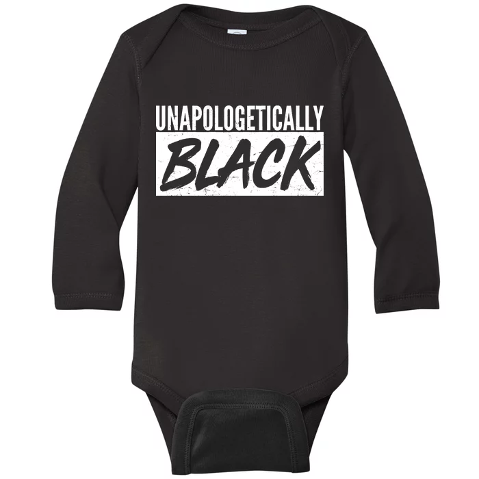 Unapologetically Black Baby Long Sleeve Bodysuit