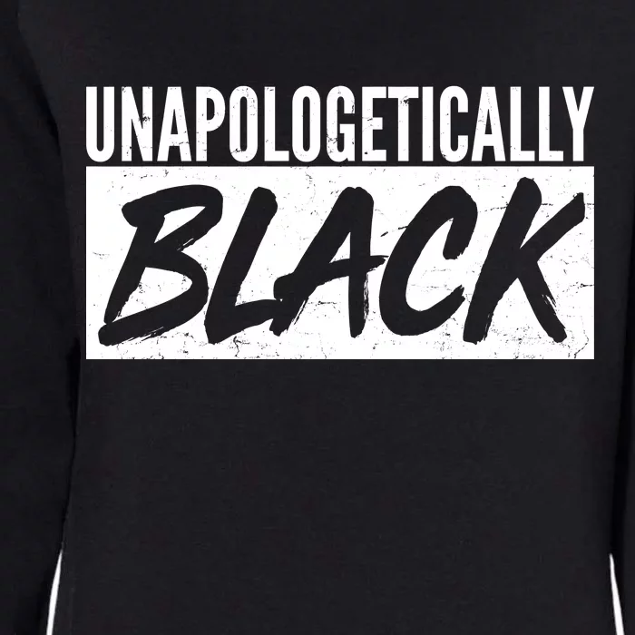 Unapologetically Black Womens California Wash Sweatshirt