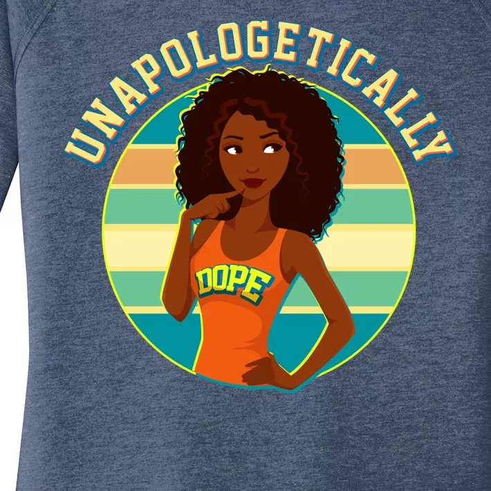 Unapologetically Dope Women's Perfect Tri Tunic Long Sleeve Shirt