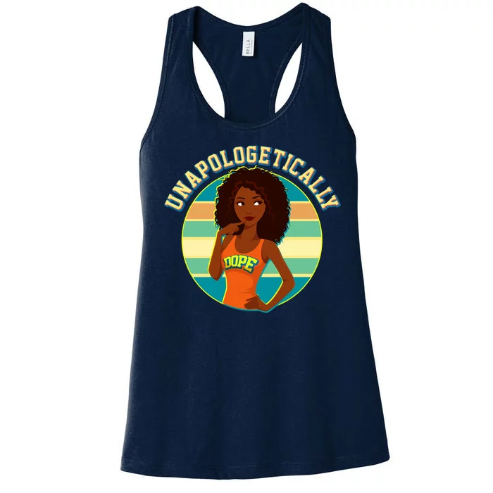 Unapologetically Dope Women's Racerback Tank