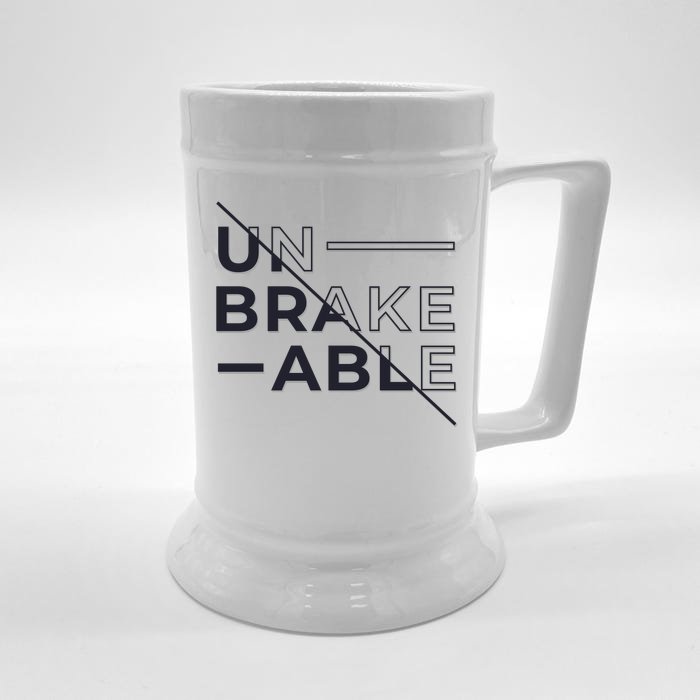 Unbreakable Front & Back Beer Stein