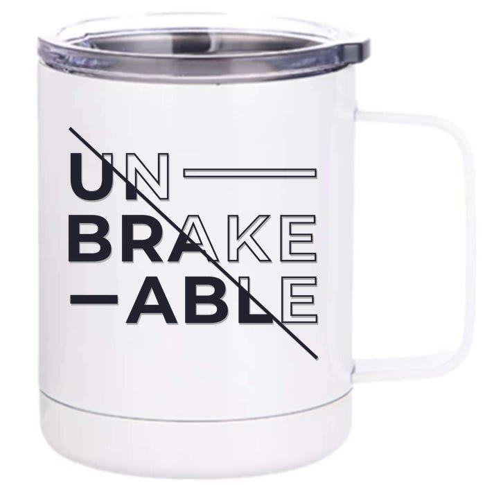 Unbreakable Front & Back 12oz Stainless Steel Tumbler Cup