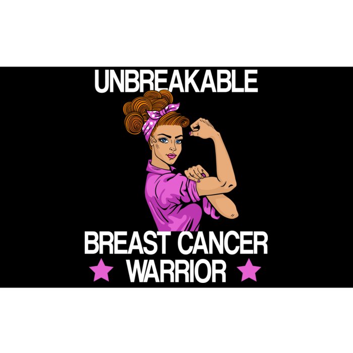 Unbreakable Breast Cancer Warrior Bumper Sticker