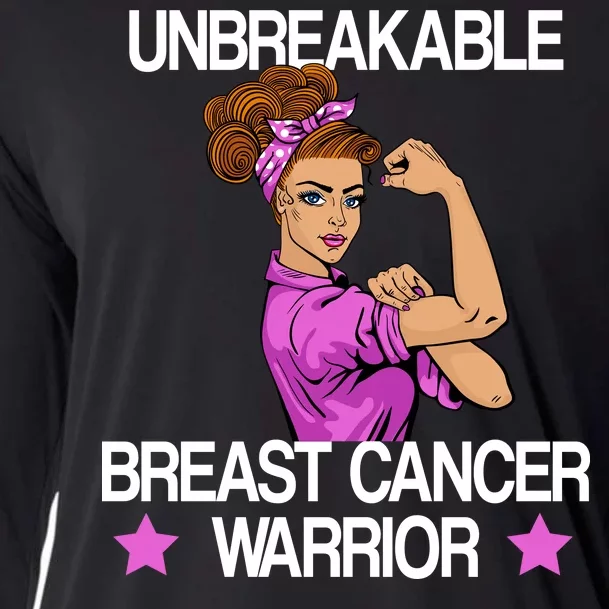 Unbreakable Breast Cancer Warrior Cooling Performance Long Sleeve Crew