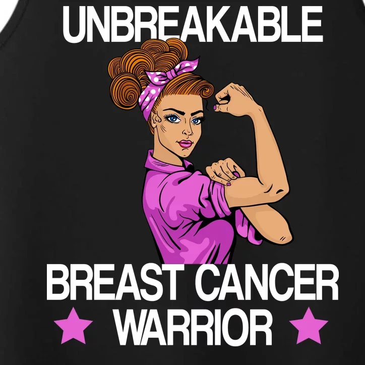 Unbreakable Breast Cancer Warrior Performance Tank