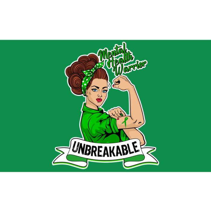 Unbreakable Mental Health Warrior Bumper Sticker