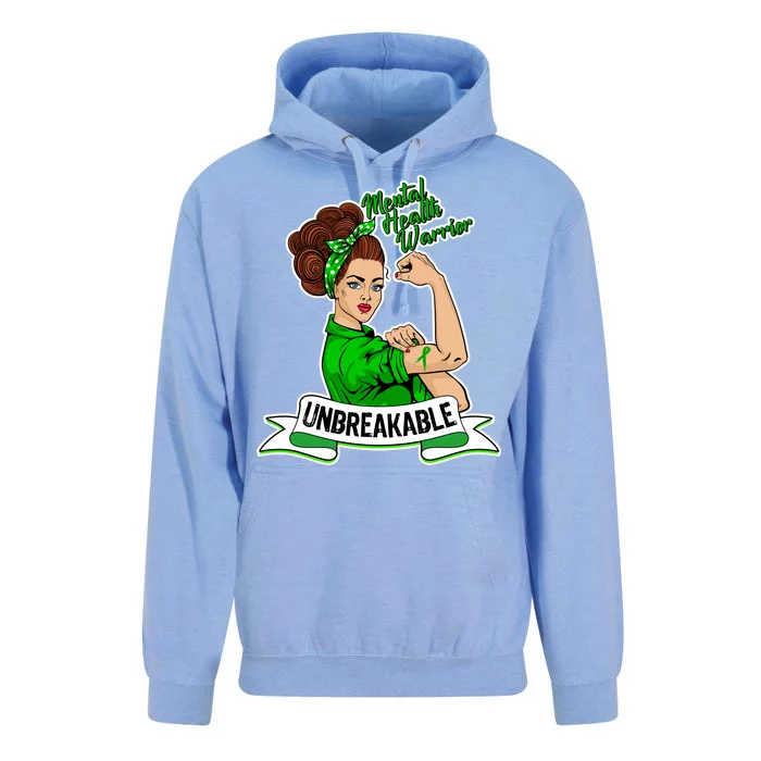 Unbreakable Mental Health Warrior Unisex Surf Hoodie