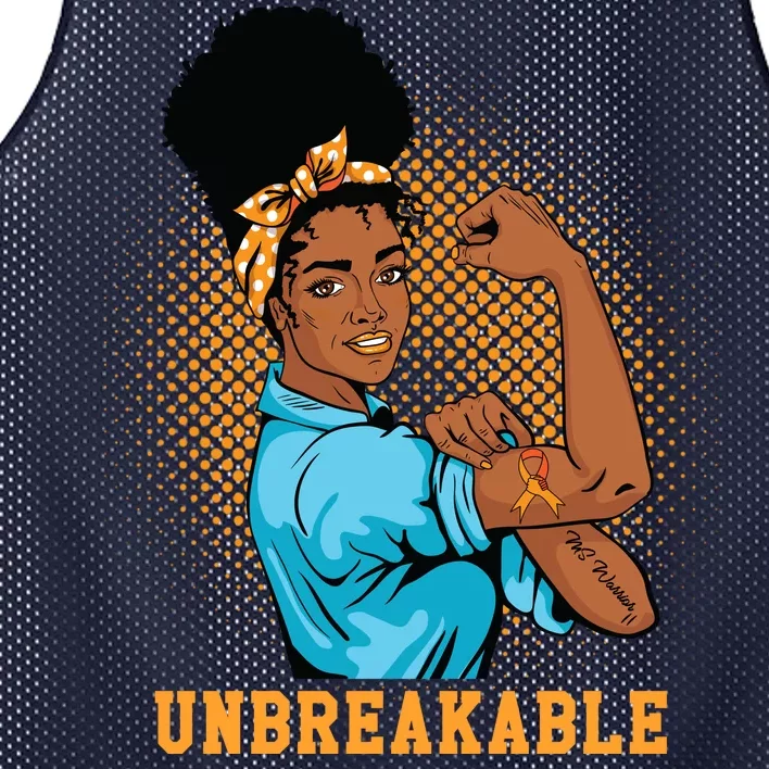 Unbreakable MS Warrior Mesh Reversible Basketball Jersey Tank