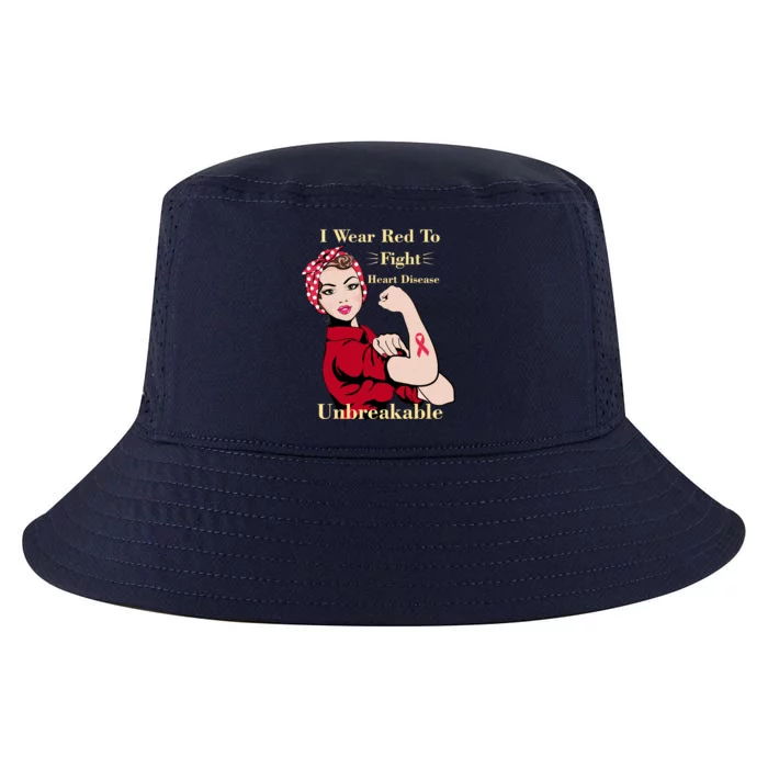 Unbreakable Wear Red To Fight Heart Disease Cool Comfort Performance Bucket Hat