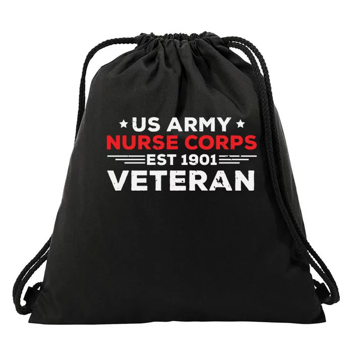 Us Nurse Corps Est 1901 Veteran Drawstring Bag