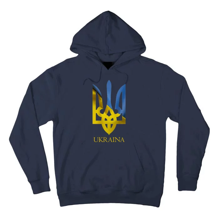 Ukraine National Coat Of Arms Ukraina Ukrainian Trident Tall Hoodie