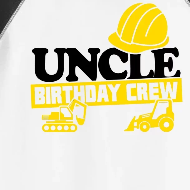 Uncle Birthday Crew Construction Party Toddler Fine Jersey T-Shirt