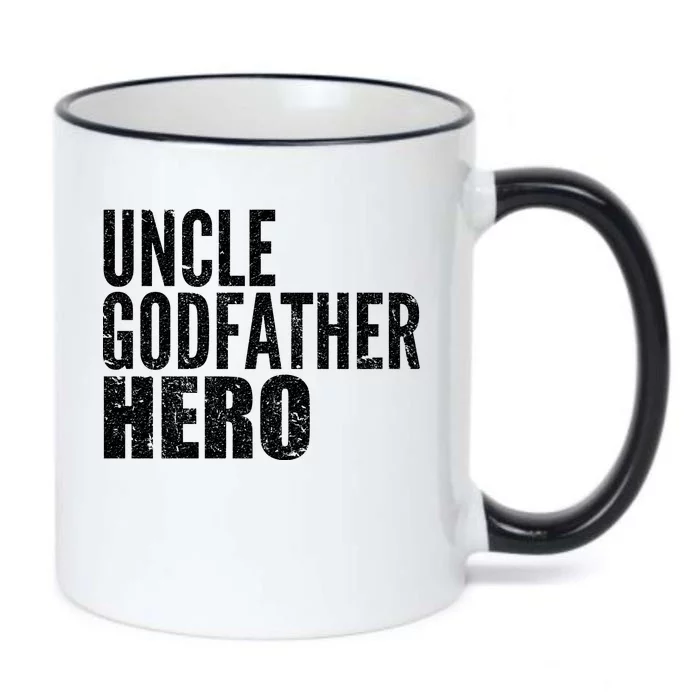 Uncle Godfather Hero Black Color Changing Mug