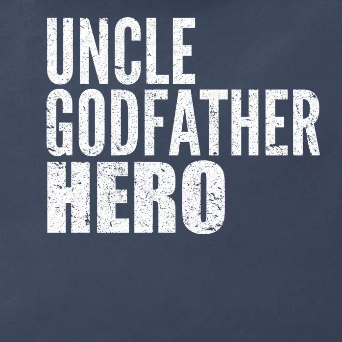 Uncle Godfather Hero Zip Tote Bag