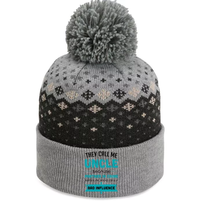 Uncle Partner In Crime The Baniff Cuffed Pom Beanie