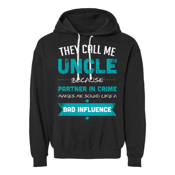 Uncle Partner In Crime Garment-Dyed Fleece Hoodie