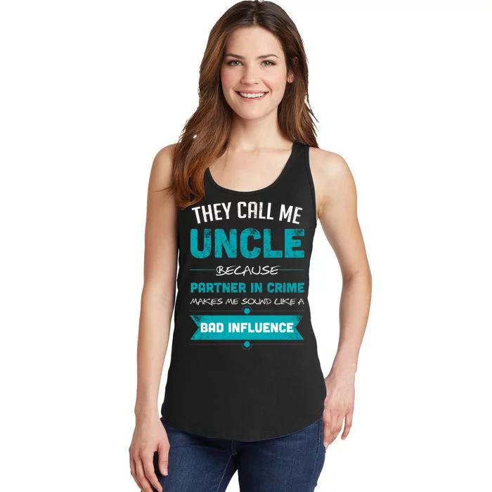 Uncle Partner In Crime Ladies Essential Tank