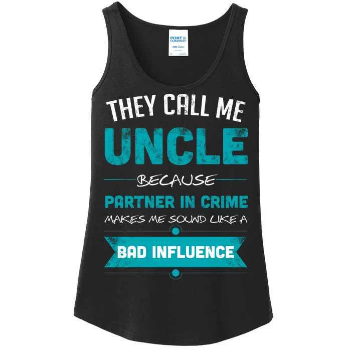 Uncle Partner In Crime Ladies Essential Tank