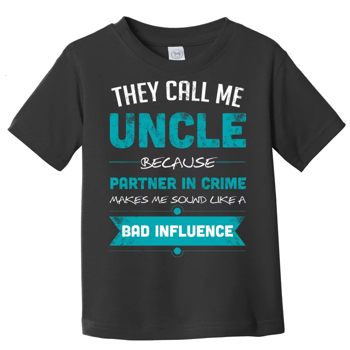 Uncle Partner In Crime Toddler T-Shirt