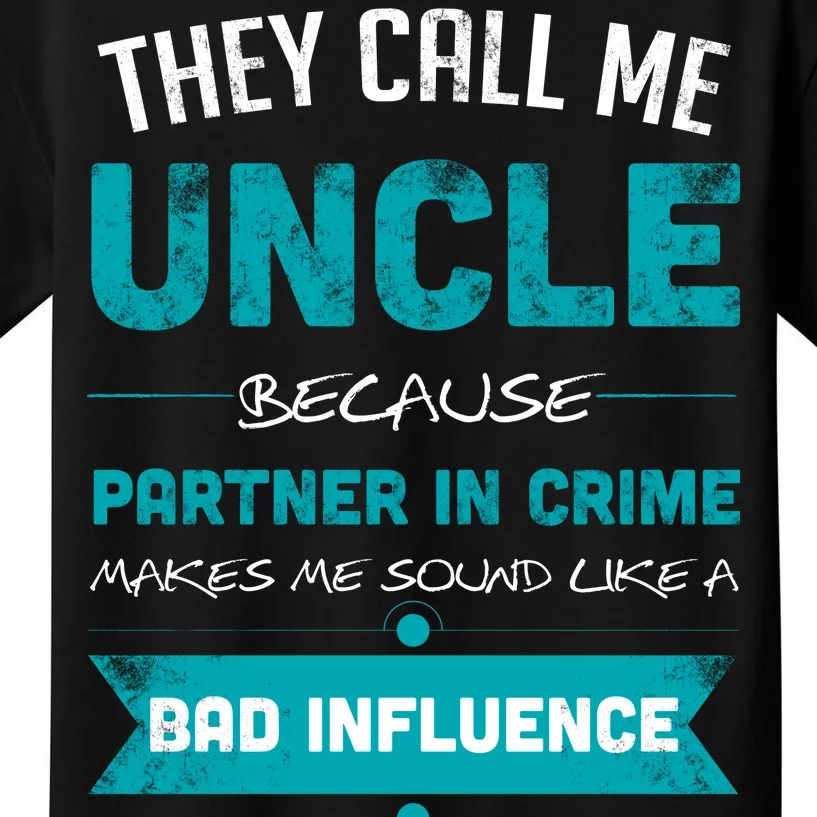 Uncle Partner In Crime Kids T-Shirt