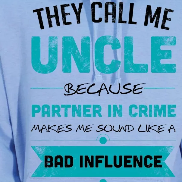 Uncle Partner In Crime Unisex Surf Hoodie