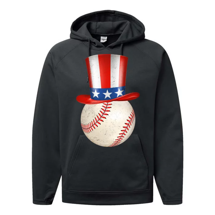 Uncle Sam Baseball Performance Fleece Hoodie