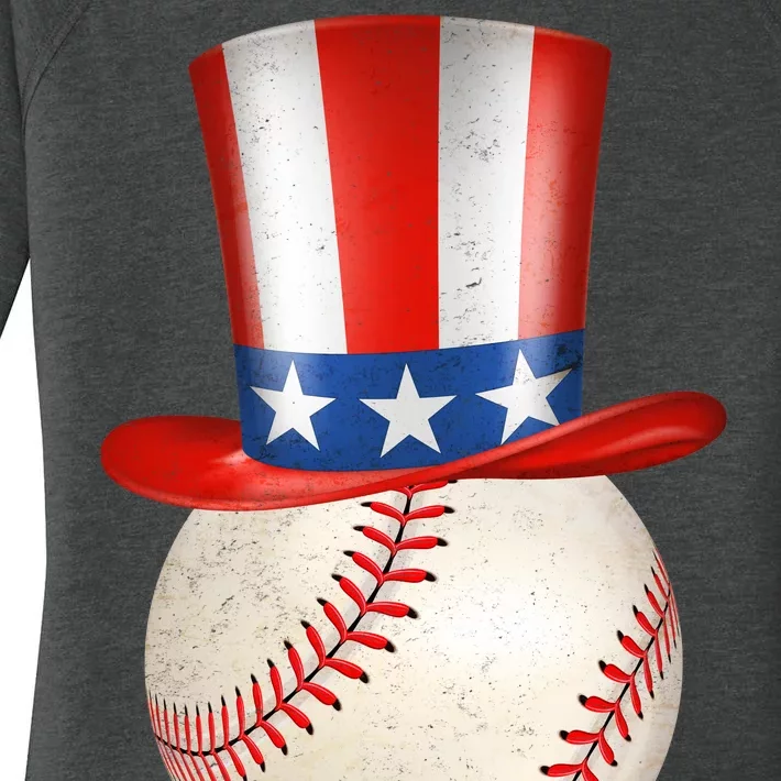 Uncle Sam Baseball Women's Perfect Tri Tunic Long Sleeve Shirt