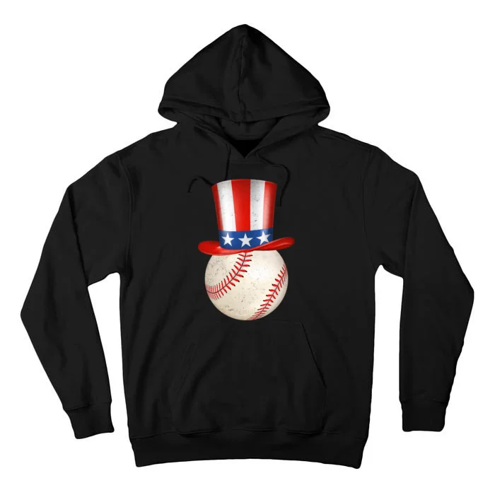 Uncle Sam Baseball Tall Hoodie