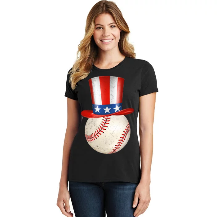 Uncle Sam Baseball Women's T-Shirt