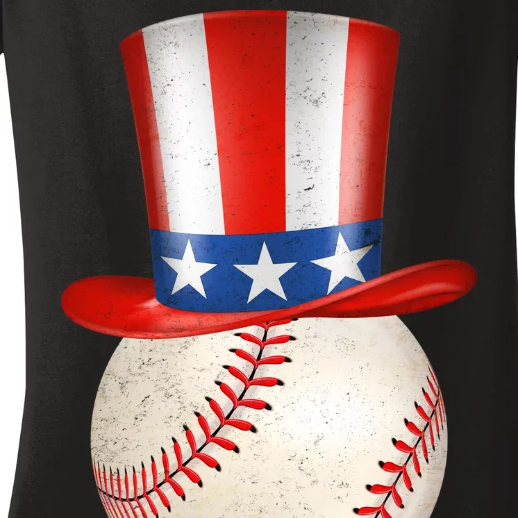 Uncle Sam Baseball Women's V-Neck T-Shirt