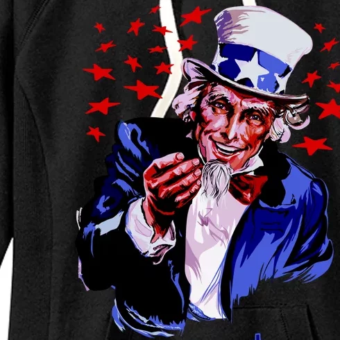 Uncle Sam I Want You Women's Fleece Hoodie