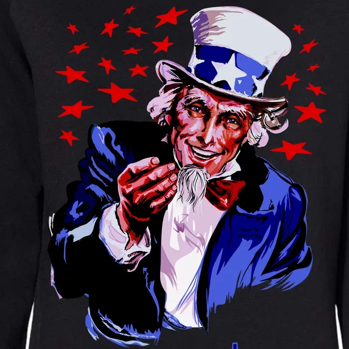 Uncle Sam I Want You Womens California Wash Sweatshirt