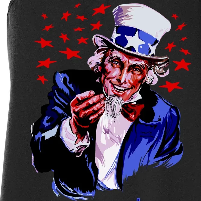 Uncle Sam I Want You Women's Racerback Tank