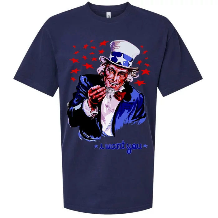 Uncle Sam I Want You Sueded Cloud Jersey T-Shirt