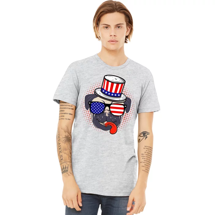 Uncle Sam Pug Premium T-Shirt