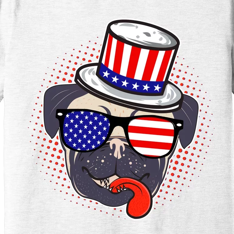 Uncle Sam Pug Premium T-Shirt