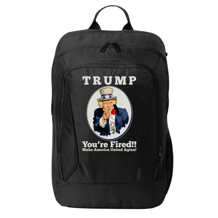 Uncle Sam Trump You're Fired Make America United Again City Backpack